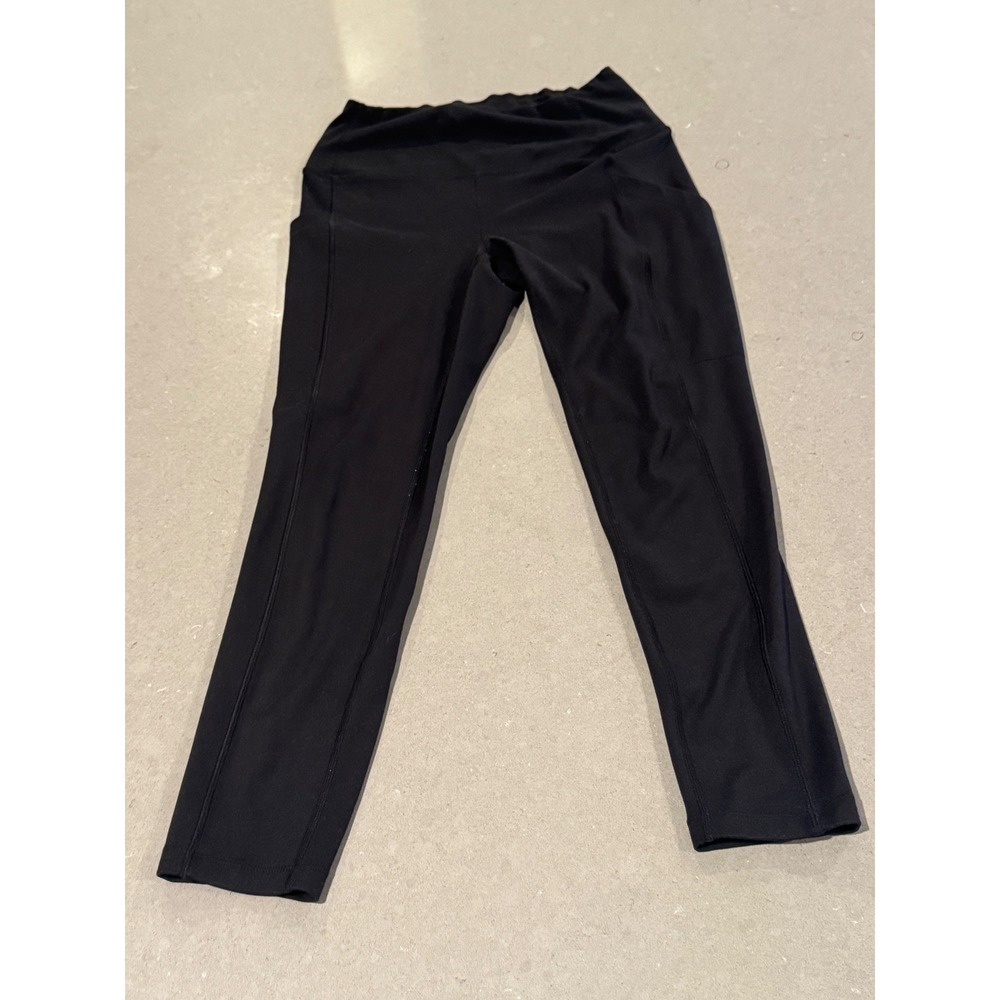 32 Degrees Cool Black High Waist Pocket Leggings‎ Women's XS